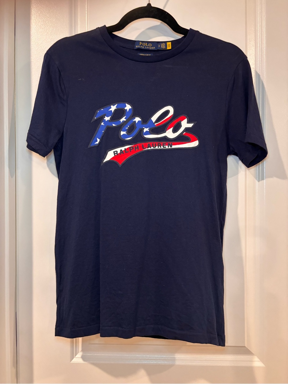Polo by Ralph Lauren Navy Patriotic Logo Tee